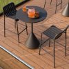 Contemporary Kora Charcoal High Bar Table for Outdoor Living
